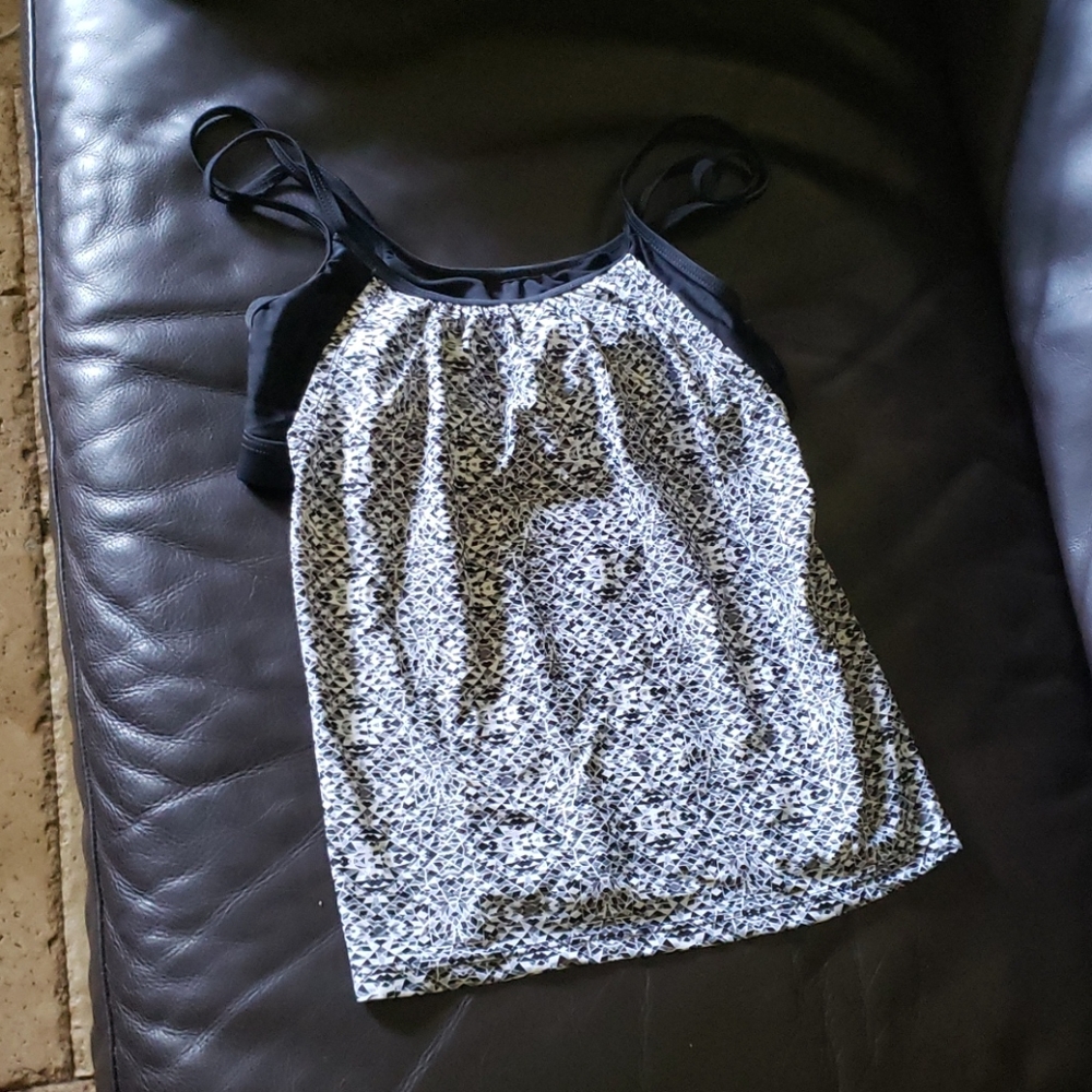 Unique more modest swimsuit top